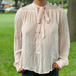 Kimchi Blue sheer blouse